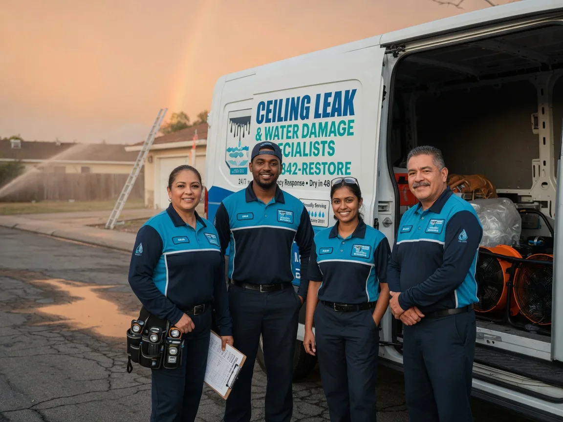 Ceiling Leak Cleanup company in Red Rock, TX