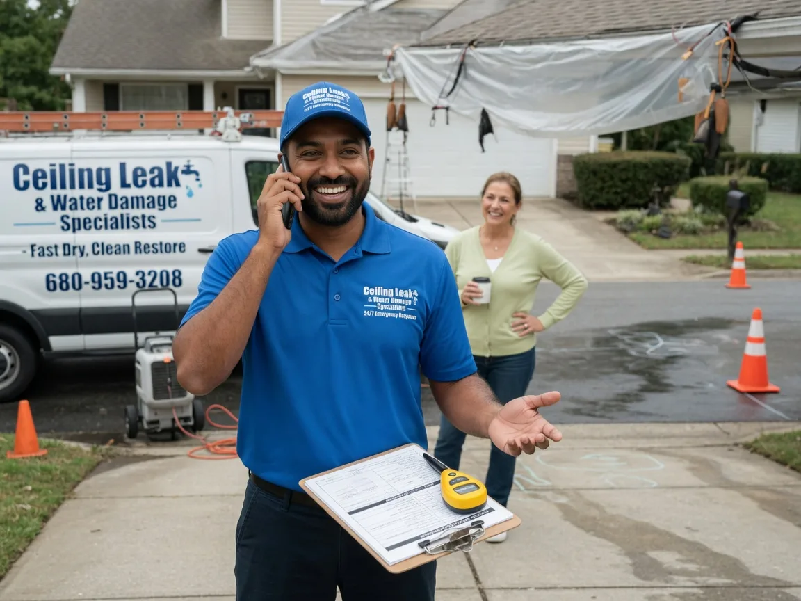 Ceiling Leak Cleanup Red Rock, TX FAQs